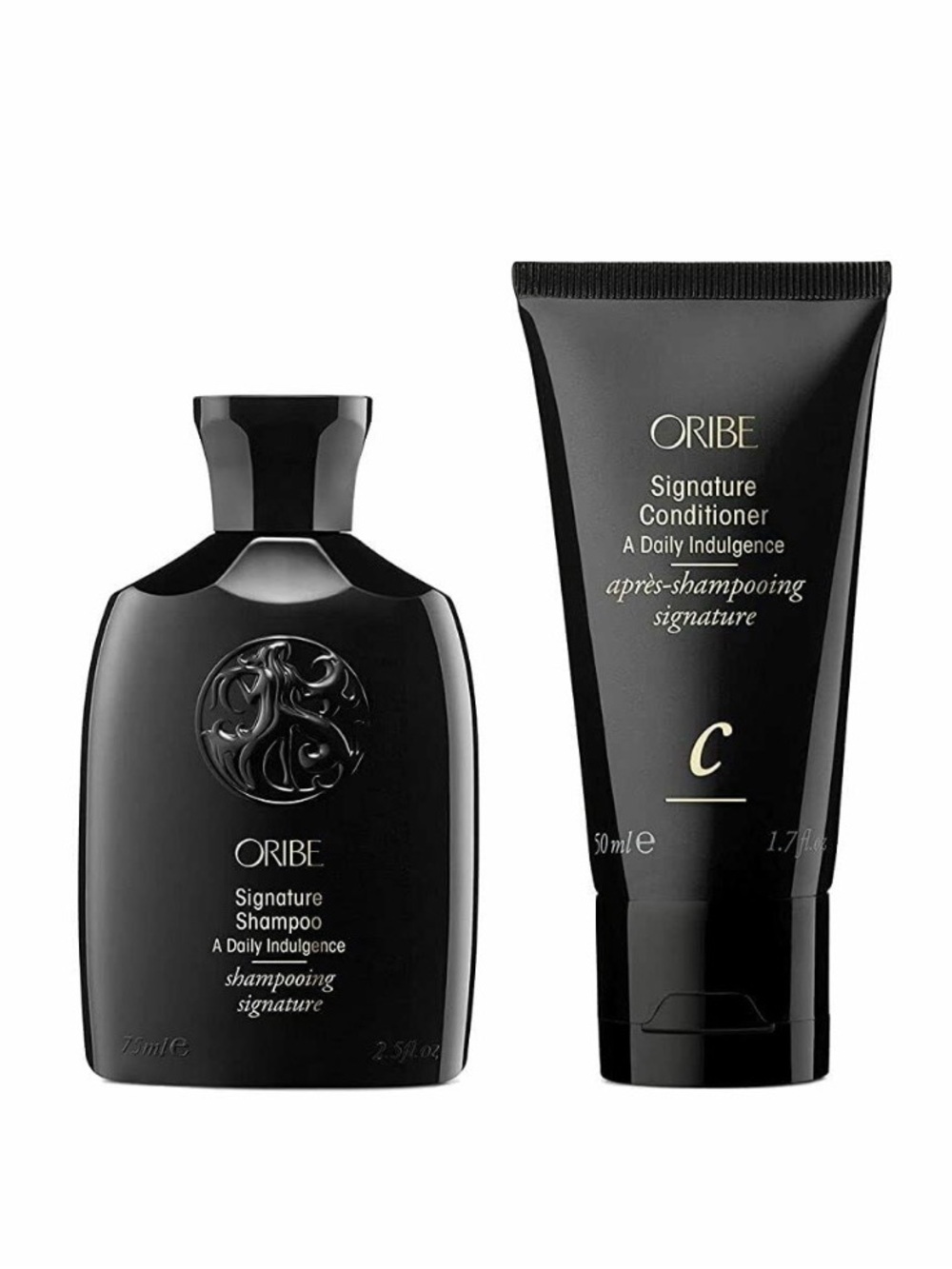 Oribe Signature Shampoo and Conditioner and Royal Blowout Travel Size SET NEW